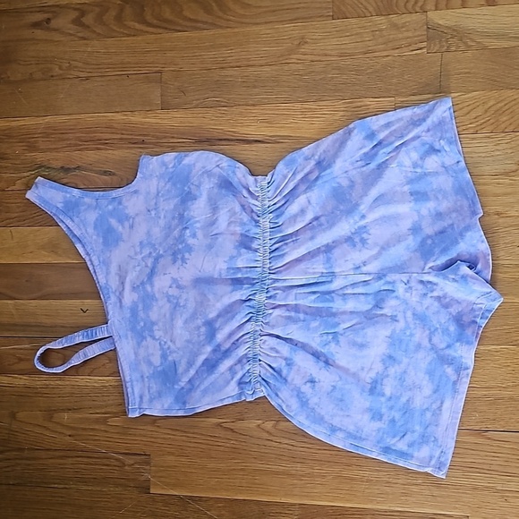 Girls 6-20 SOR One Shoulder Purlpe Romper Size XL 14/16 - Picture 1 of 5